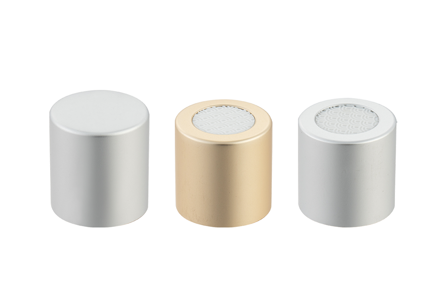 Capac de parfum rotund din plastic din aluminiu