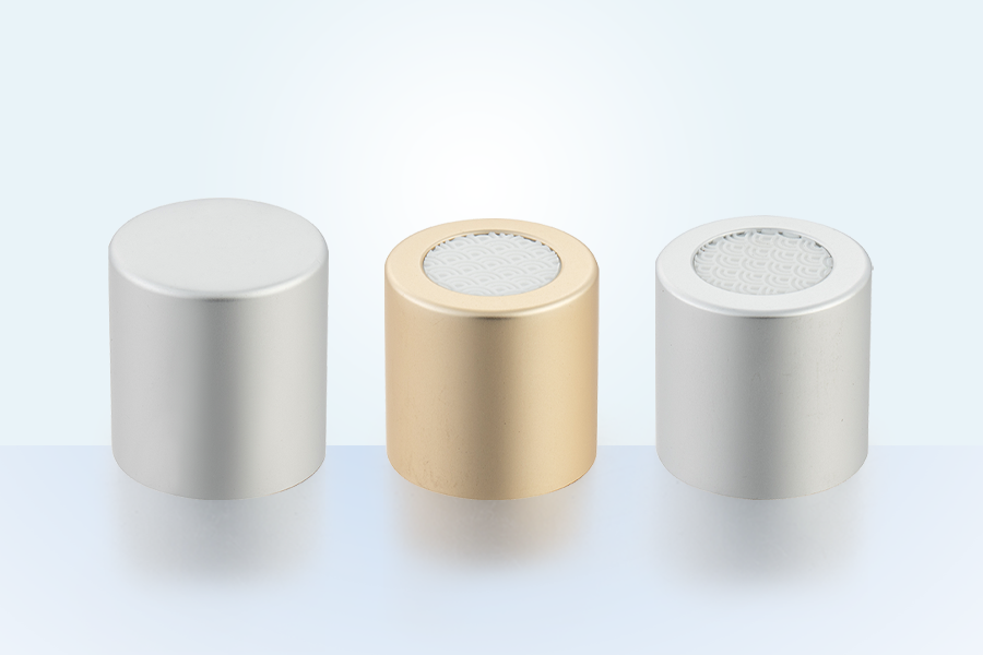 Capac de parfum rotund din plastic din aluminiu